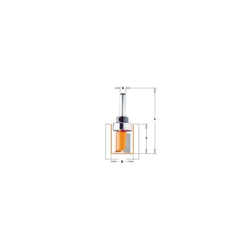 FRESA RECTO CMT S/COR HM S8 D22X20 RODA