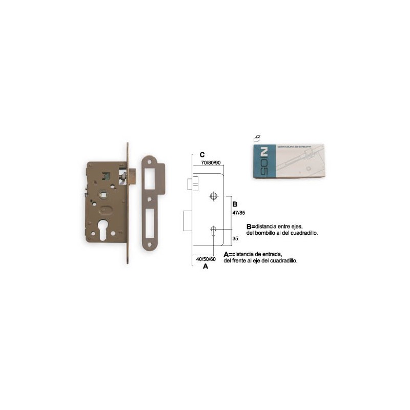 CERRADURA N05 EMBU N10P 40/47/60CR HN