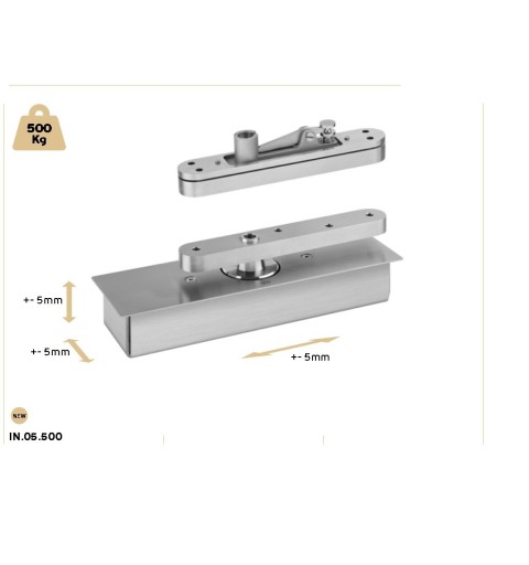 BISAGRA PIVOTANTE JNF CAJA SUELO 500KG