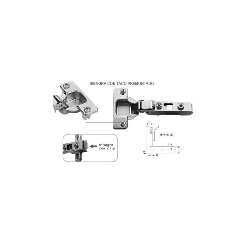 BISAGRA CAZO N05 ACO CLP TAC-PRE 110 TS