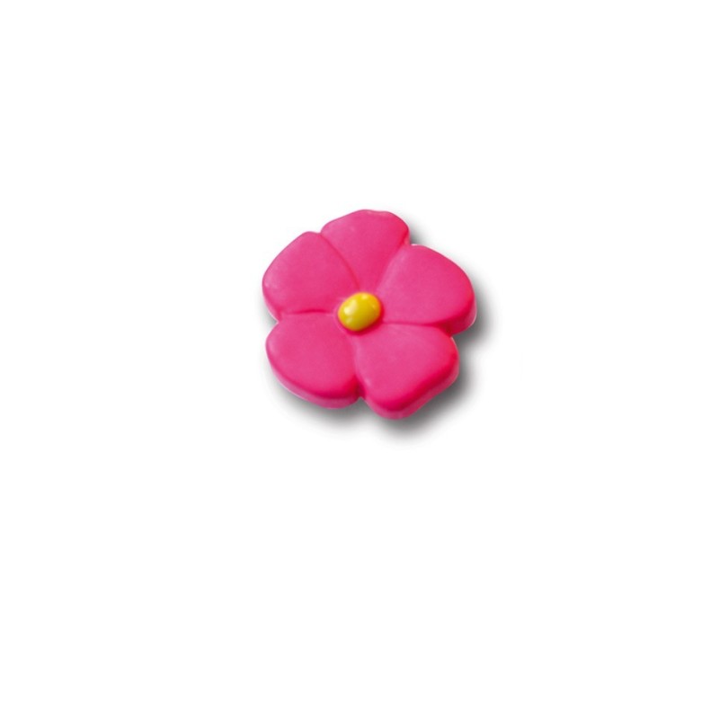 TIRADOR STAMP INFANTIL FLOR ROSA 50MM