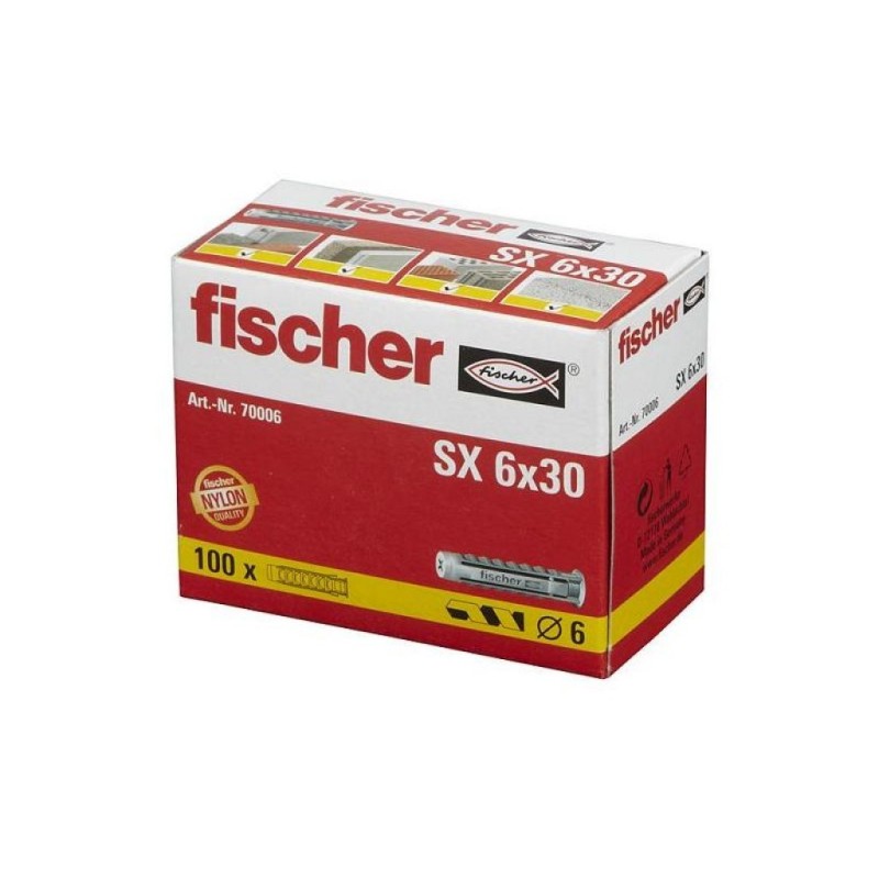 TACO PARED FISCHER SX 6X30 (100U)