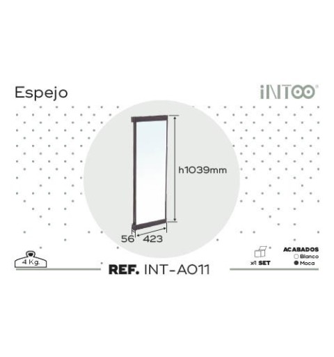 ESPEJO EXTRAIBLE INTOO MOCA M-423MM