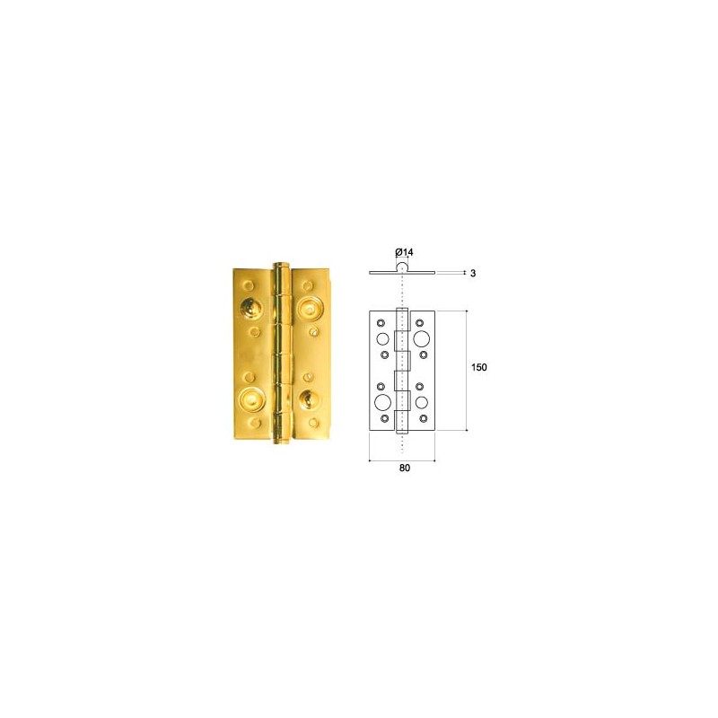 BISAGRA SEGUR N05 CM S/REMATE CC