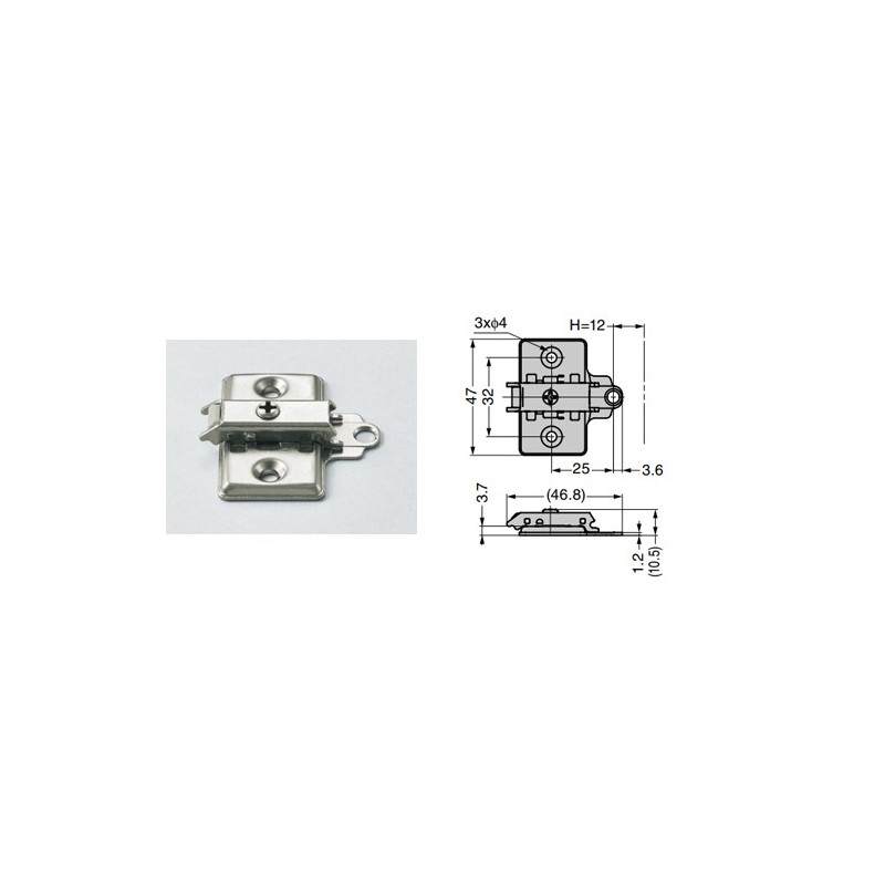 BASE BISAGRA SUGATSUNE CAZO OLYMPIA H0