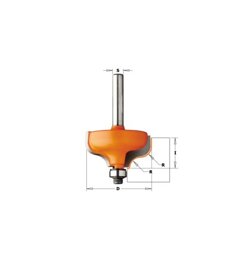 FRESA PERFILAR CMT HM S8 D38,1 R6.4 RODA