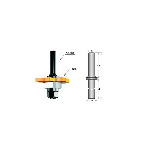 FRESA MANDRIL PORTAFRE CMT CIRCUL S8 822