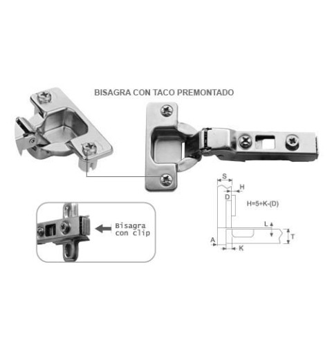 BISAGRA CAZO N05 ACO CLP TAC-PRE 110 TS