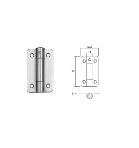 MODULARES VARIETY BISAGRA CON MUELLE EM007