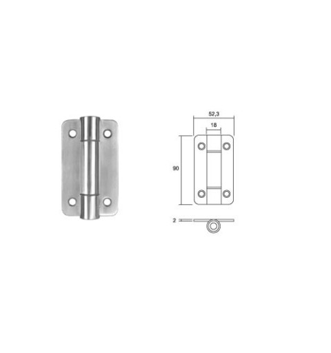 MODULARES VARIETY BISAGRA FIJA 52.3X90 EM006