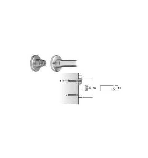 MODULARES VARIETY SOPORTE LATERAL TUBULAR 25 EM001