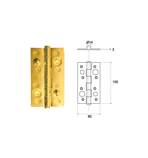 BISAGRA SEGUR N05 CM S/REMATE CC