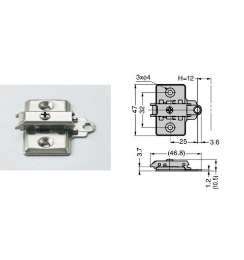 BASE BISAGRA SUGATSUNE CAZO OLYMPIA H0