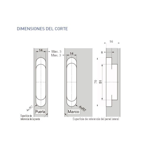 BISAGRA OCULTA SUGATSUNE P/MUEBLE HES3D-70