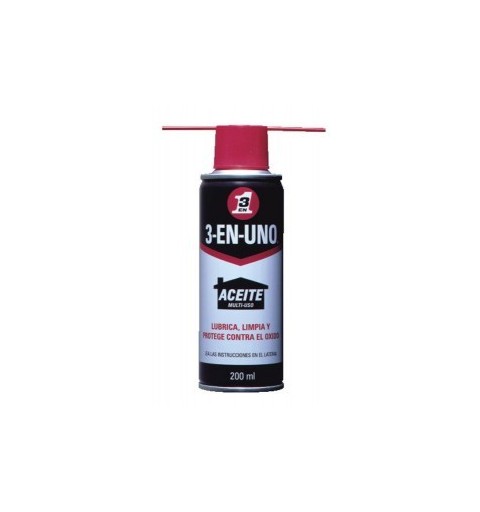 LUBRICANTE SPRAY 3-EN-UNO 200ml 34235