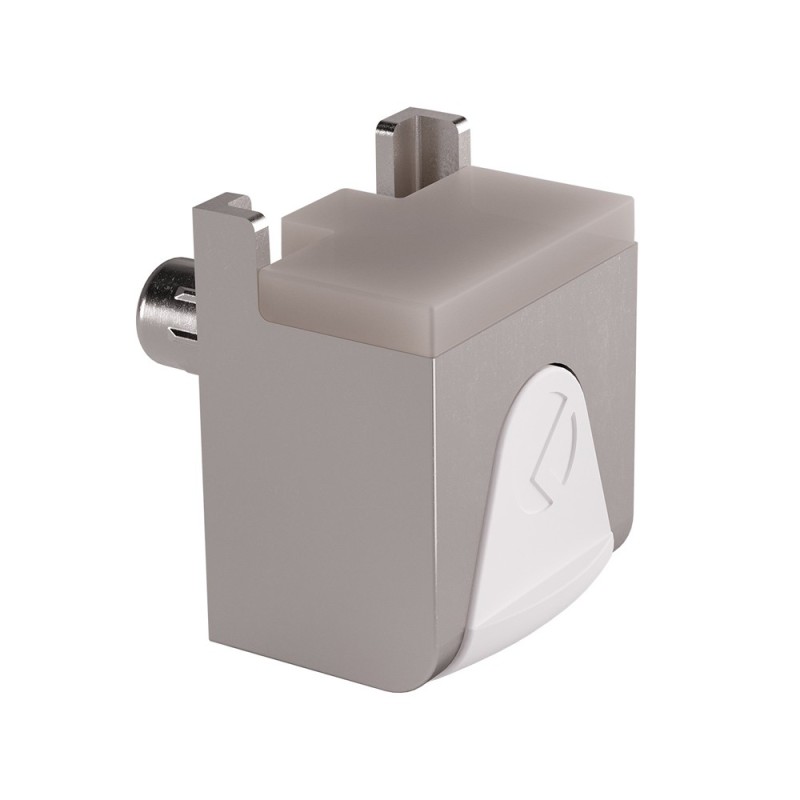 KUBIC - Portaestante para cristal regulable de 4 a 8 mm. con prisionero