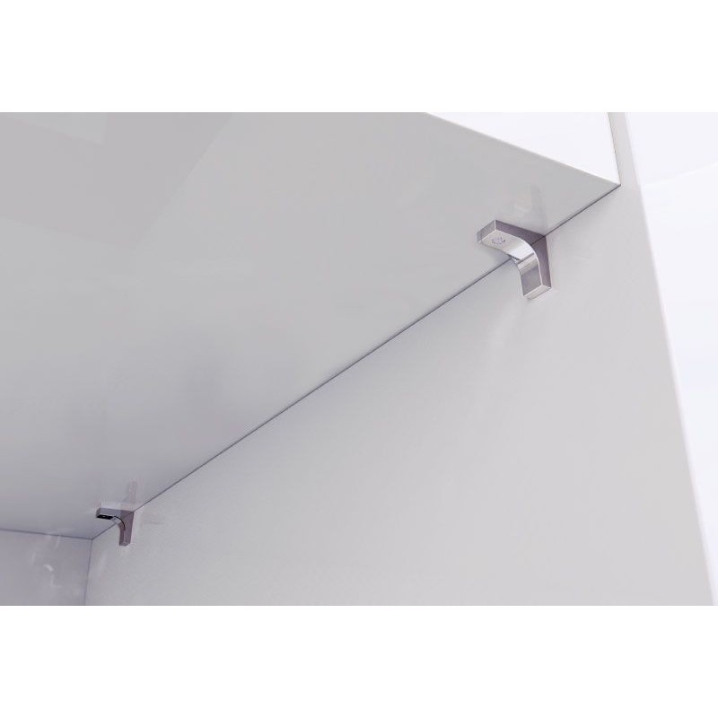 SOPORTE BALDA FERRA K LINE PLATA Y ANTRACITA 5MM