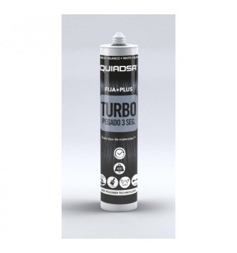 POLIMERO FIJA+PLUS TURBO 290ML BLAC 12U