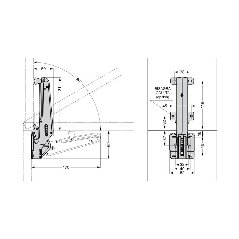 ELEVADOR SUGATSUNE AILERON P/B H 6-8N