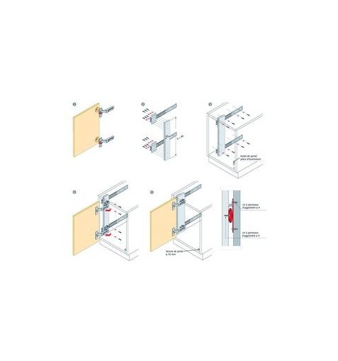 HERRAJE PUERTA HETTICH KA 5740