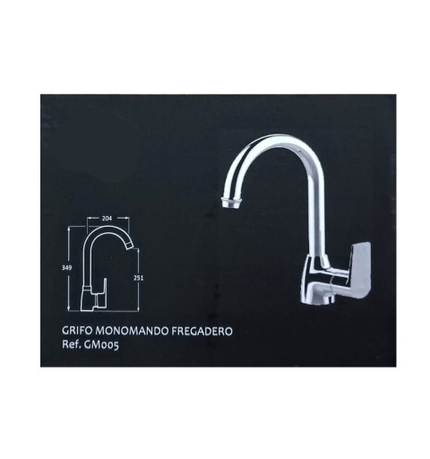 GRIFO CAÑO ALTO MONOMANDO GM005