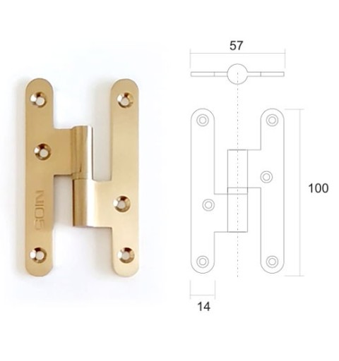 PERNIO N305H S/R 100X57X2 NS IZ