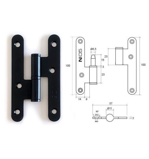 PERNIO N305H S/R 100X57X2 NS IZ