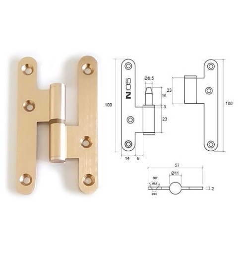 PERNIO N305H S/R 100X57X2 NS IZ