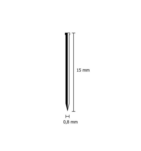 CLAVO BRAD M 8/15G CORGR (14mi) 15MM