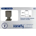 TIRADOR POMO VARIETY PMI CUADRADO 25X25XH38 INOX