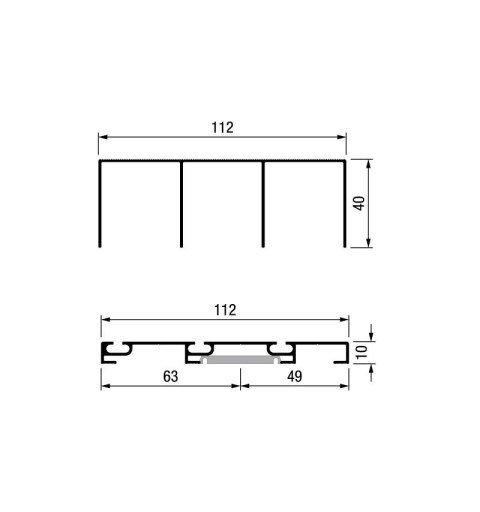 KIT SYSKOR S75 CARRIL TRIPLE PLATA