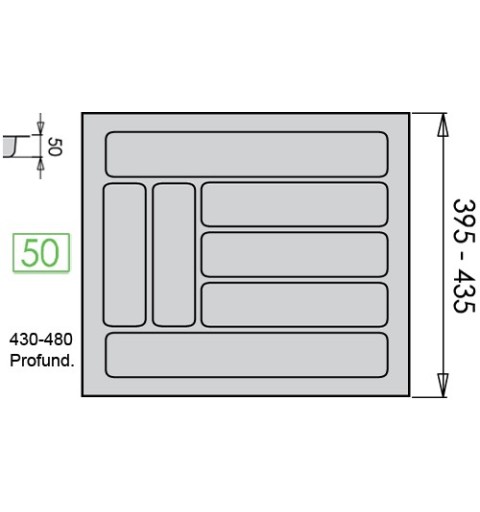 CUBERTERO N05 4TH M-30 NOBAT GRIS