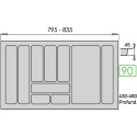 CUBERTERO N05 4TH M-30 NOBAT GRIS