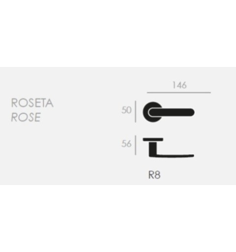 MANIVELA GROEL CON ROSETA REDONDA TENDENZA 214