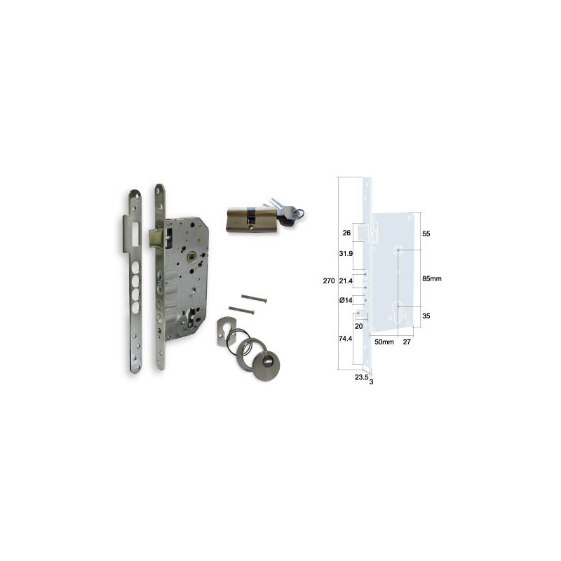 CERRADURA N05 SEG NX200 50/85 60 HN