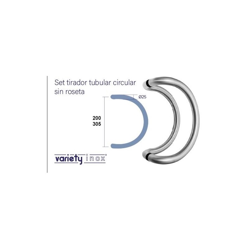 MANILLON VARIETY TUBULAR CIRCULAR 305MM INOX
