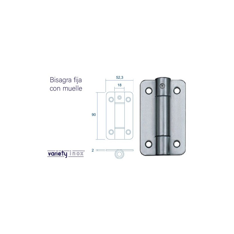 MODULARES VARIETY BISAGRA CON MUELLE EM007